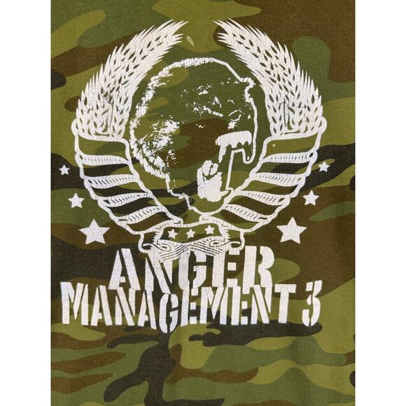 Band x Tee VTG Y2K (05) Anger Management 3 Official Merch Camo T-Shirt Medium - Picture 8 of 8